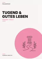 Vorschau - Arbeitsblätter - Philosophie-Klausur EF: Aristoteles – Tugendethik, Gewöhnung und gutes Leben inkl. EWH - Deckblatt