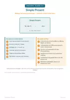 Vorschau - Arbeitsblätter - Simple Present – Übungen Klasse 5/6 - Deckblatt