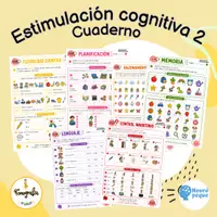 Vista previa - Hojas de trabajo - Nuevo Cuaderno de estimulación cognitiva 2 - Portada