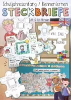 Vorschau - Arbeitsblätter - Schuljahresbeginn: Kennenlernen BestsellerPAKET Spiele, Aktivitäten & Steckbriefe - Seite 1
