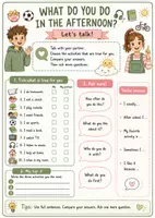 Vorschau - Arbeitsblätter - Speaking & Communication Bundle: Everyday Life – 4 Pakete rund um Schule, Zuhause & Tagesablauf für einen kommunikativen Englischunterricht - Seite 2