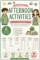 Vorschau - Arbeitsblätter - Speaking & Communication Bundle: Everyday Life – 4 Pakete rund um Schule, Zuhause & Tagesablauf für einen kommunikativen Englischunterricht - Seite 1