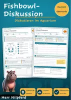 Vorschau - Arbeitsblätter - Erörterung: Fishbowl-Diskussion - Deckblatt