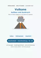Vorschau - Stundenentwürfe - Vulkane – Aufbau und Ausbruch | Erdkunde - Deckblatt
