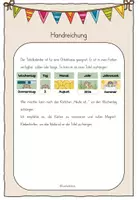 Vorschau - Bildkarten - Tafelkalender: Otter-Klasse - Seite 1
