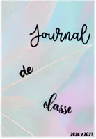 Aperçu - Outils du professeur - Journal de classe de l'enseignant - 2026/27 (Belgique francophone) - Page de couverture