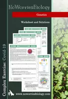 Vorschau - Arbeitsblätter - Genetics - Complex Exercise - Covid-19 - Deckblatt