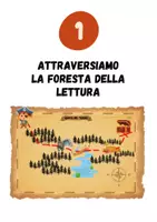 anteprima - Esercizi - ALLENAMENTO LETTURA 1- FORESTA DELLA LETTURA - MAIUSCOLO - Pagina 1