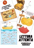 anteprima - Esercizi - ALLENAMENTO LETTURA 1- FORESTA DELLA LETTURA - MAIUSCOLO - Pagina di copertina