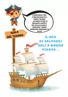 anteprima - Esercizi - ALLENAMENTO LETTURA 2- VERSO L'ISOLA DEL TESORO - MAIUSCOLO - Pagina 2