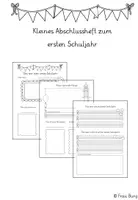 Vorschau - Arbeitsblätter - Abschlussheftchen Klasse 1 - Deckblatt