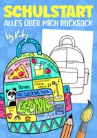 Vorschau - Arbeitsblätter - Alles Über Mich - Rucksack zum Gestalten für den Schulanfang & Schulstart - Deckblatt