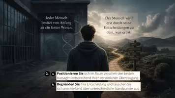 Vorschau - Unterrichtsreihen - 6. Existenz vor Essenz - Wie der Mensch sich selbst erschafft - Seite 3