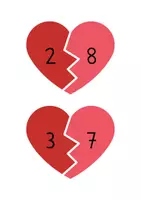 Vorschau - Arbeitsblätter - Verliebte Zahlen | Mathematik Klasse 1 - Seite 3