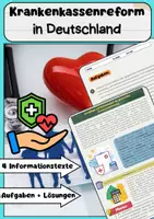Vorschau - Arbeitsblätter - Krankenkassenreform Deutschland: GKV, Sozialstaat, Gesundheitspolitik - Deckblatt