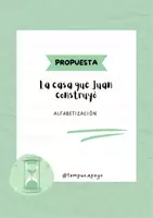 Vista previa - Unidades / Secuencias / Situaciones de Aprendizaje - ALFABETIZACIÓN_SECUENCIA_LA CASA QUE JUAN CONSTRUYÓ - Portada