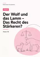 Vorschau - Arbeitsblätter - Praktische Philosophie Tests Klasse 7–10: Recht, Gerechtigkeit, Macht & Gemeinschaft - Seite 1