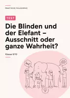 Vorschau - Arbeitsblätter - Praktische Philosophie Test Klasse 9/10: Wahrheit, Perspektiven & Medien - Deckblatt