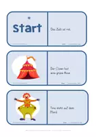 Vorschau - Spiele - Für ein Zirkusprojekt Klasse 1 - Lesedominos Zirkus - Zirkus Klasse 2 - Seite 2