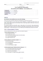 Vorschau - Arbeitsblätter - Praktische Philosophie Test Klasse 5/6: Zukunft, Umwelt & Verantwortung - Seite 1