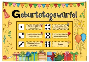 Vorschau - Spiele - Geburtstagswürfel + Gutscheinkarten (Klasse 1-4) #schulstartbyextraklasse - Seite 2