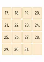 Vorschau - Präsentationen/Tafelbilder - Datum, Wochentage und Monate - Tafelmaterial - Seite 3