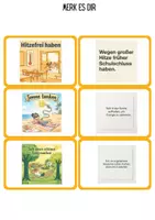 Vista previa - Hojas de trabajo - Alemán: Recuérdalo: juego en parejas (desde B1, expresiones idiomáticas) - página 3