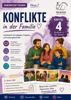 Vorschau - Arbeitsblätter - Konflikte in der Familie - Kapitel 4 - Deckblatt