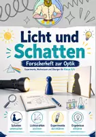 Vorschau - Stationenlernen - Licht und Schatten – Optik Forscherheft - Deckblatt