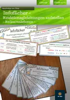 Vorschau - Bildkarten - Reaktionsgleichungen aufstellen (Redoxreaktionen) - Infofächer | Chemie Klasse 9/10 - Deckblatt