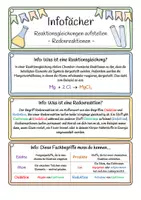 Vorschau - Bildkarten - Reaktionsgleichungen aufstellen (Redoxreaktionen) - Infofächer | Chemie Klasse 9/10 - Seite 3