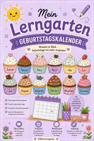 Vorschau - Präsentationen/Tafelbilder - Geburtstagskalender - Cupcakes - Deckblatt