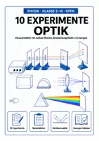 Vorschau - Arbeitsblätter - Optik: 10 Experimente mit Lösungen für Klasse 5–10 - Deckblatt