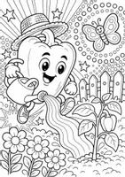 Vorschau - Arbeitsblätter - Paprika MEGABUNDLE - Wissenskartei, Lückentext, Steckbrief, Quizkarten, POP Art Malvorlagen - Seite 2