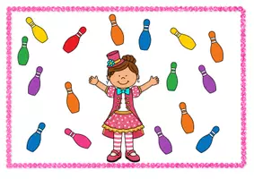 Voorbeeld - Juf Do - Circus Kegels Kleuren - Pagina 3