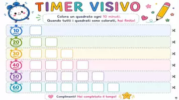 anteprima - Materiale di supporto/inclusione - Timer visivo per rendere il tempo concreto - Pagina 1
