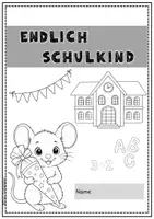 Vorschau - Arbeitsblätter - Mäuseklasse Heft Einschulung Maus Schulanfang - Seite 1