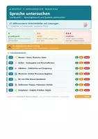 Vorschau - Arbeitsblätter - Deutsch 5 Realschule - Grammatik - Deckblatt