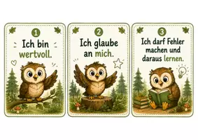Vorschau - Poster - Affirmationen Türschilder - Klassentier Eule - Seite 1