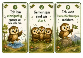 Vorschau - Poster - Affirmationen Türschilder - Klassentier Eule - Seite 3