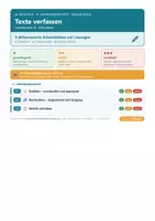 Vorschau - Arbeitsblätter - Deutsch 5 Realschule - Texte verfassen - Seite 1