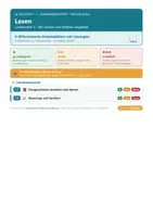 Vorschau - Arbeitsblätter - Deutsch 7 Realschule - Leseverstehen - Deckblatt