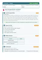 Vorschau - Arbeitsblätter - Deutsch 7 Realschule - Leseverstehen - Seite 1