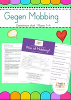 Vorschau - Arbeitsblätter - Gemeinsam gegen Mobbing – Komplettpaket Klasse 1–4 - Deckblatt
