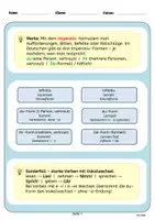 Vorschau - Arbeitsblätter - Deutsch DAZ/DAF Der Imperativ - Seite 1
