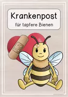 Vorschau - Anderer Materialtyp - Krankenmappe Bienenklasse | Klassentier Biene – Material für kranke Kinder in der Grundschule - Seite 2