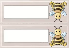 Vorschau - Anderer Materialtyp - Bienenklasse - Namensschilder (editierbar) - Seite 2