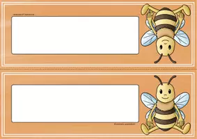 Vorschau - Anderer Materialtyp - Bienenklasse - Namensschilder (editierbar) - Seite 3