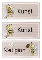 Vorschau - Poster - Bienenklasse Materialpaket – Klassenzimmer Deko Grundschule Klasse 1 | Klassentier Biene | Classroom Management | Organisation & Einschulung - Seite 3
