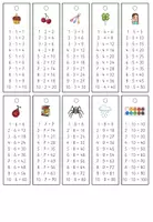 Vorschau - Merkblätter - Einmaleins-Fächer / Malreihen-Fächer/ 1x1 - Seite 3